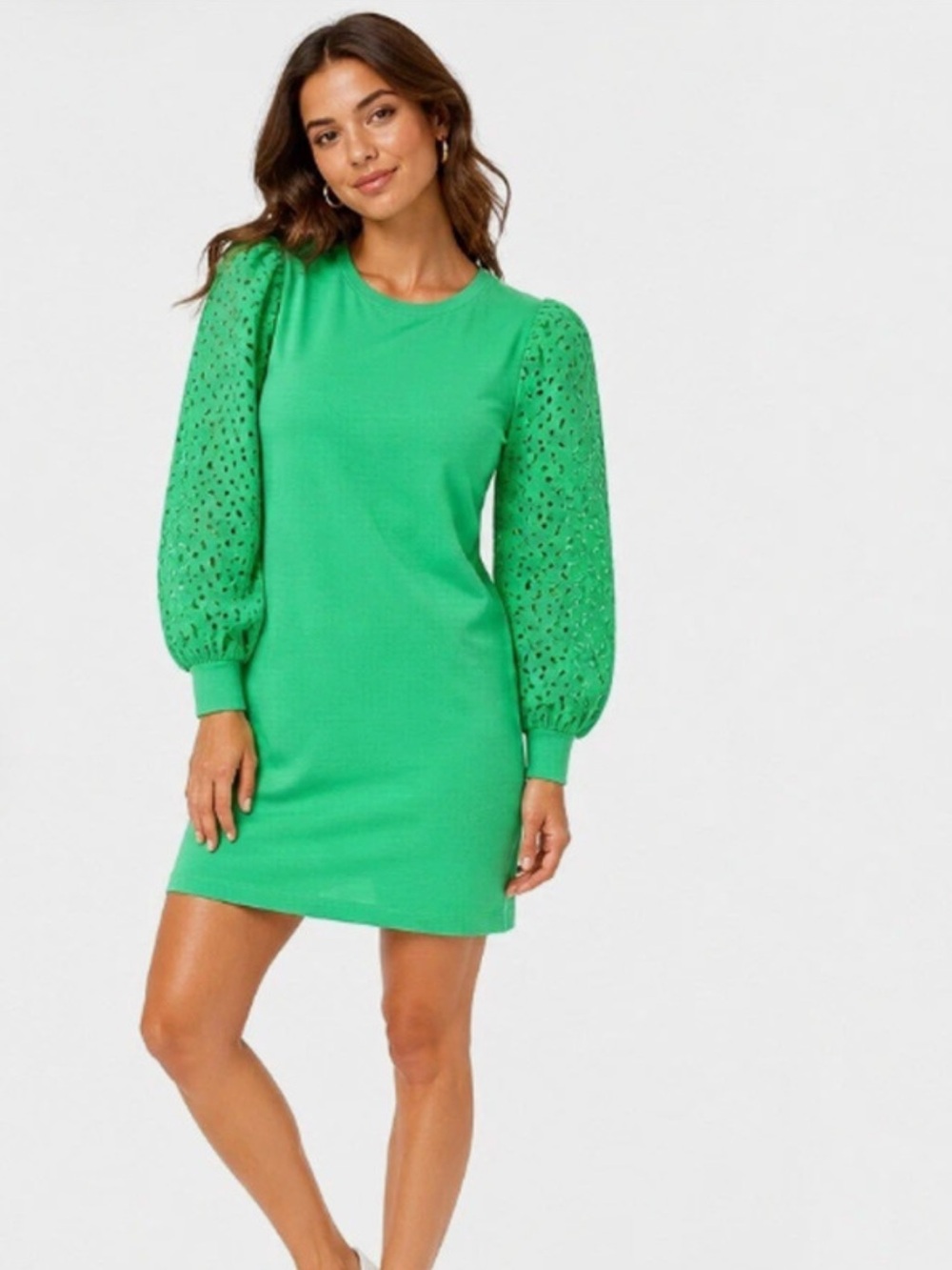 $168 Lilly Pulitzer Jasona Dress in Cabana Green, Size Medium